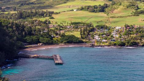 风景如画的哈纳小镇