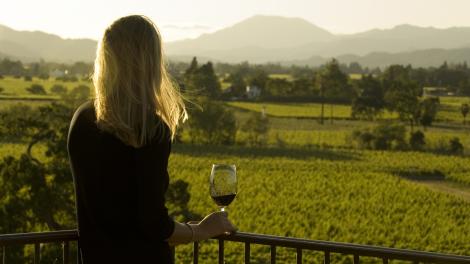 View of Mt. St. Helena, from the Napa Valley