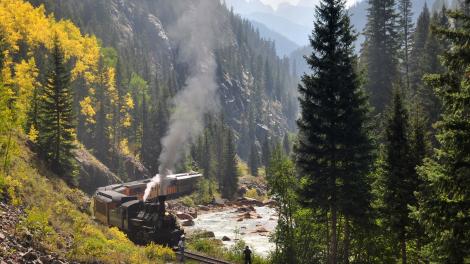 Durango Silverton Railroad in Durango, Colorado