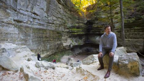 Resting at Starved Rock State Park in Oglesby, Illinois  Resting at Starved Rock State Park in Oglesby, Illinois