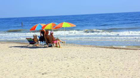 Seaside Park beach on Amelia Island