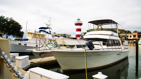 Marina at the Harbour Town Lighthouse, Hilton Head Island, South Carolina