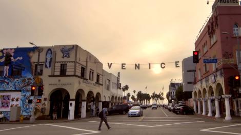 Exploring Venice Beach near Los Angeles at sunset Exploring Venice Beach near Los Angeles at sunset