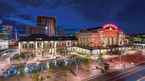 The renovated Denver Union Station, Colorado The renovated Denver Union Station, Colorado