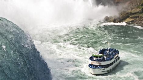 Maid of the Mist ferry at Niagara Falls.  Maid of the Mist ferry at Niagara Falls.