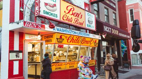 华盛顿的Ben's Chili Bowl餐厅 华盛顿的Ben's Chili Bowl餐厅