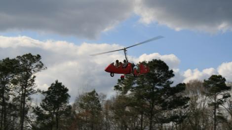路易斯安那的激动人心的飞行