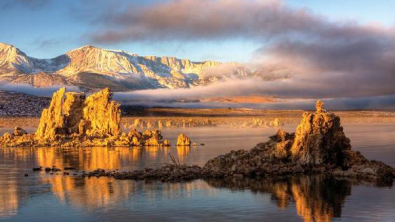 莫诺湖冬日美景 莫诺湖冬日美景