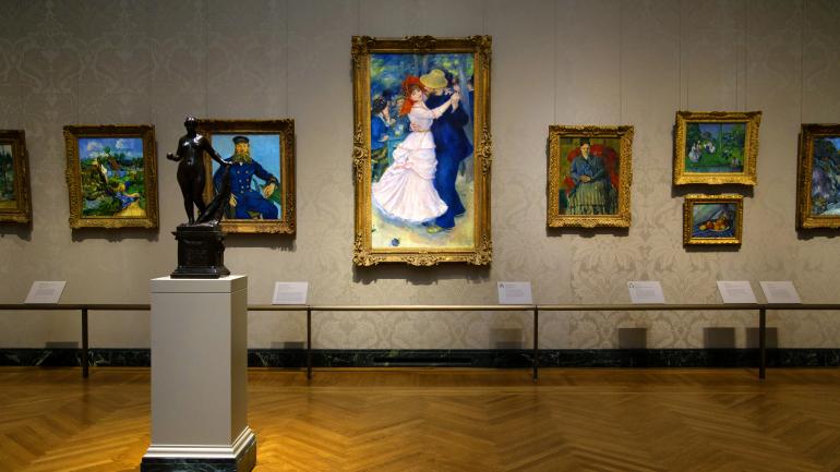 波士顿美术馆内展出的艺术作品 波士顿美术馆内展出的艺术作品