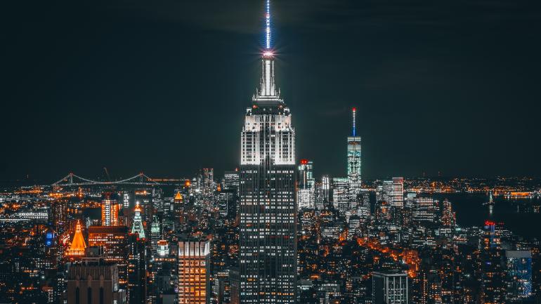 帝国大厦夜景 帝国大厦夜景