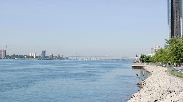 底特律河Detroit River 底特律河Detroit River