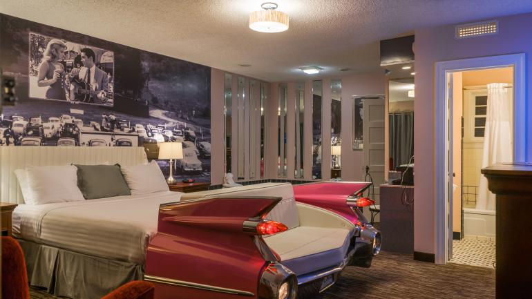 密苏里州斯普林菲尔德 Best Western Route 66 Rail Haven 酒店的猫王套房 密苏里州斯普林菲尔德 Best Western Route 66 Rail Haven 酒店的猫王套房