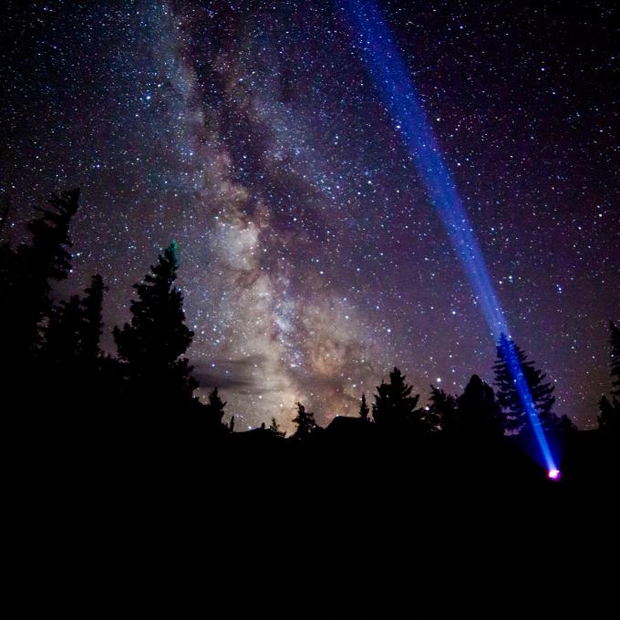 内华达州贝克镇附近大盆地国家公园的星空 内华达州贝克镇附近大盆地国家公园的星空