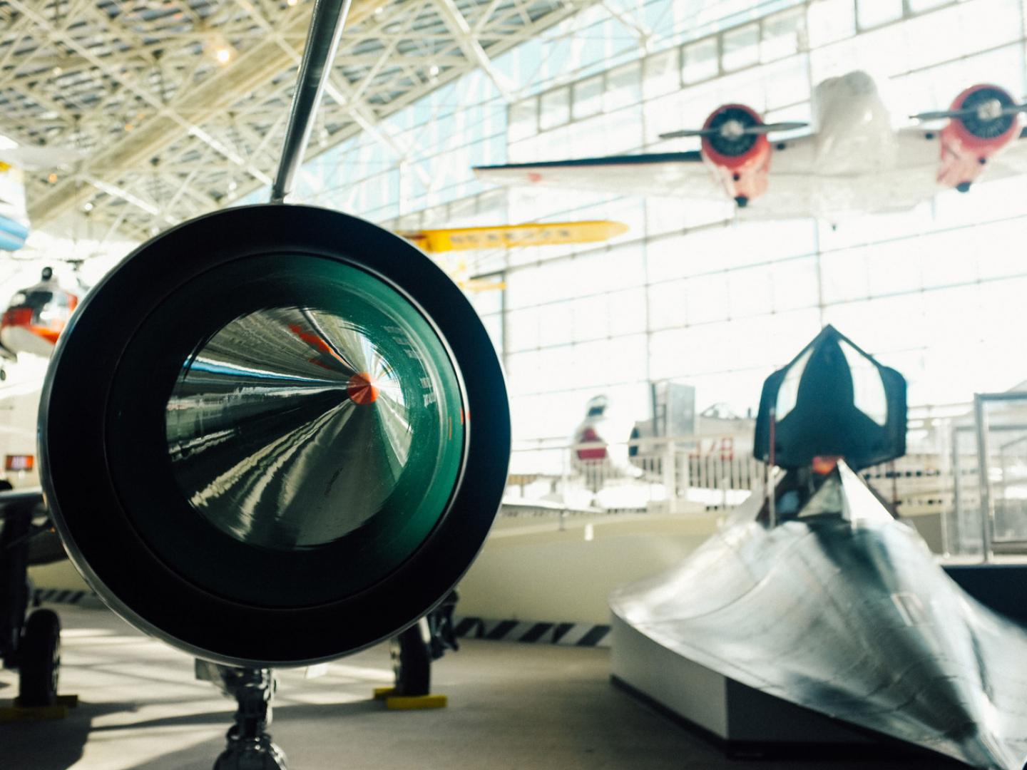 在西雅图博物馆月参观飞行博物馆（Museum of Flight）