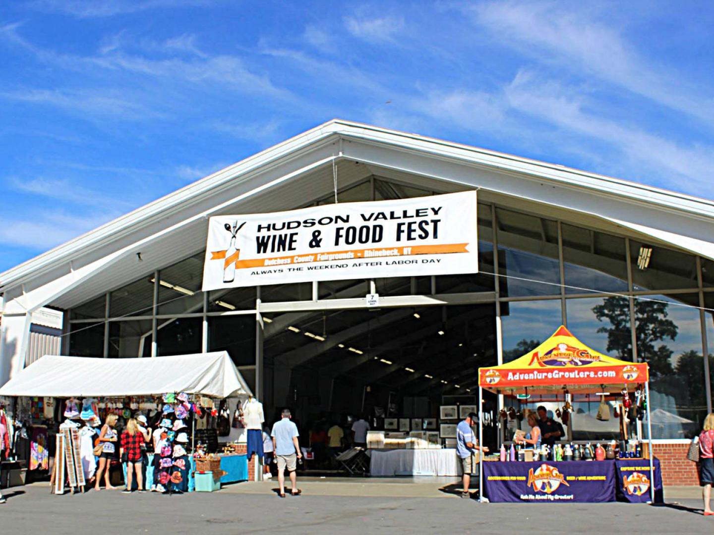 风景迷人的入口，直通哈德逊谷美食与美酒节