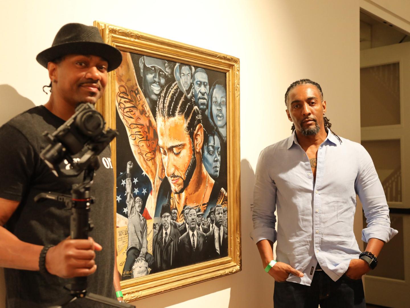 新泽西州纽瓦克市纽瓦克艺术节上的艺术家们