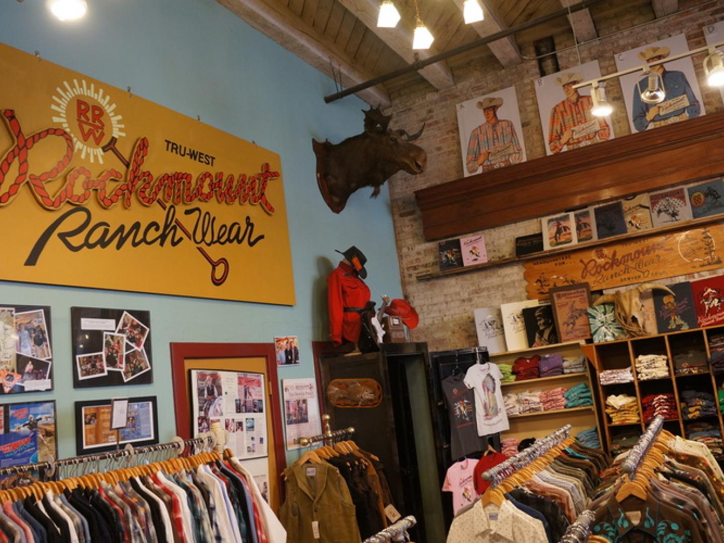 Inside Rockmount Ranch Wear in Denver, Colorado Inside Rockmount Ranch Wear in Denver, Colorado