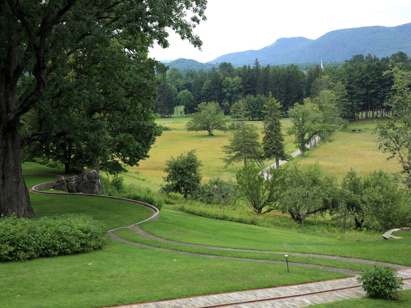 马萨诸塞州西部伯克希尔地区优美的田园风光