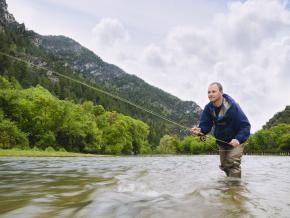 Fly-fishing on the Logan River Fly-fishing on the Logan River