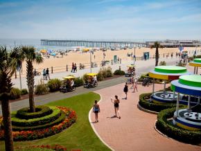 漫步在弗吉尼亚海滩木栈道 漫步在弗吉尼亚海滩木栈道