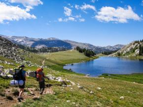 在比格霍恩山国家森林区云峰荒野徒步 在比格霍恩山国家森林区云峰荒野徒步