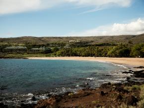 夏威夷拉奈市呼罗普海湾
