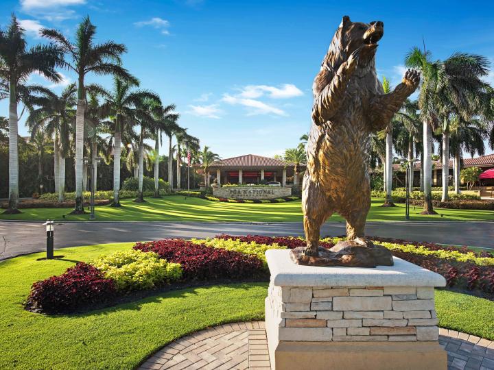 佛罗里达州棕榈滩花园的 PGA 国家高尔夫俱乐部 (本田精英高尔夫球锦标赛的发源地)