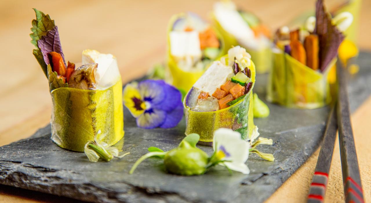 AnQi 餐厅的亚洲风格融合菜