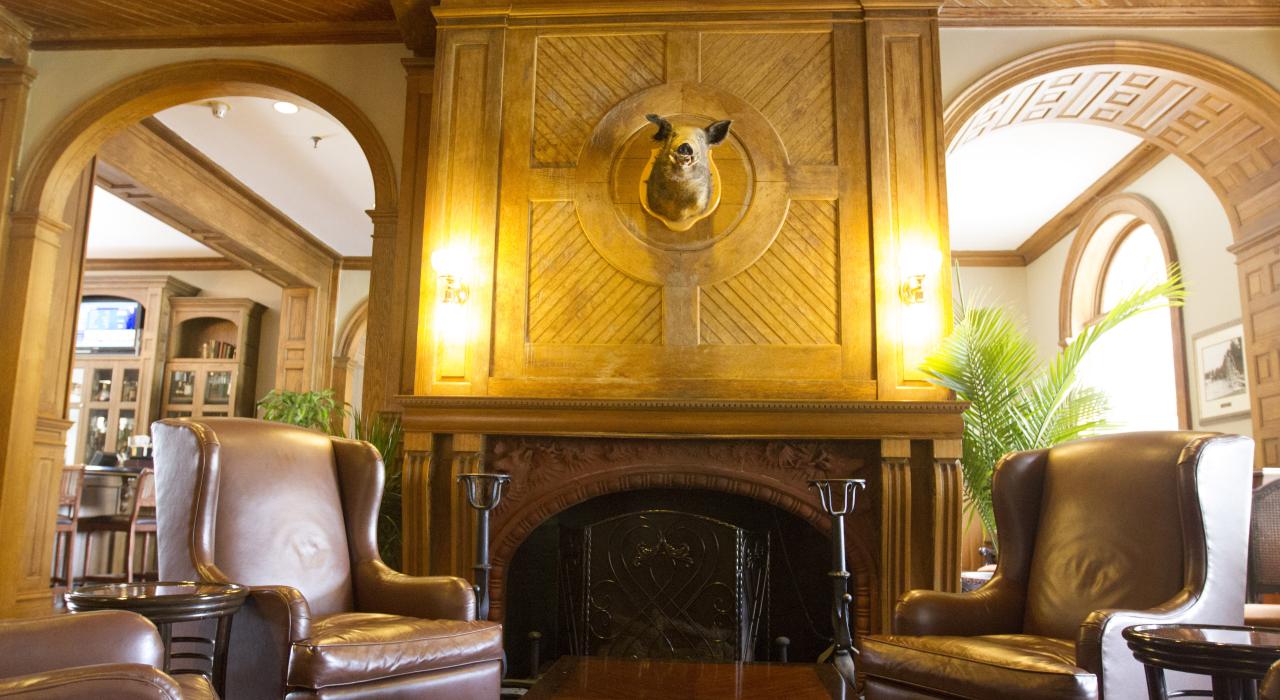 佐治亚州黄金群岛的吉柯岛俱乐部酒店休息区