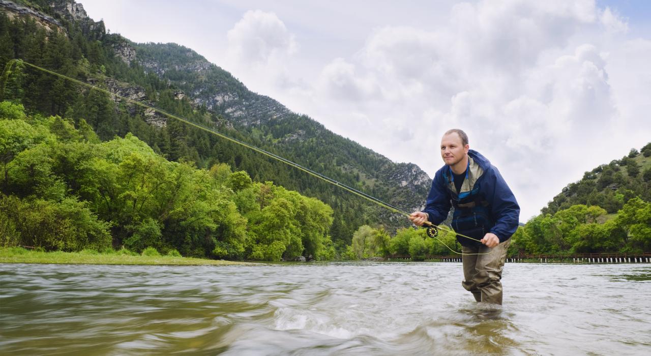 Fly-fishing on the Logan River Fly-fishing on the Logan River