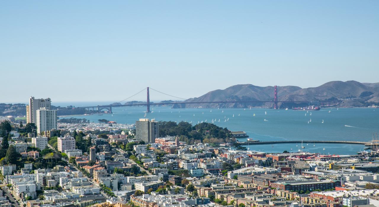 滨海区和金门大桥