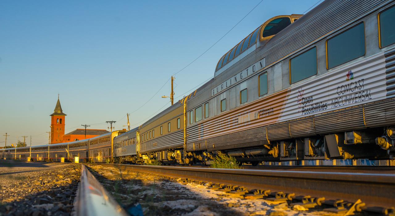 德克萨斯州埃尔帕索车站的火车