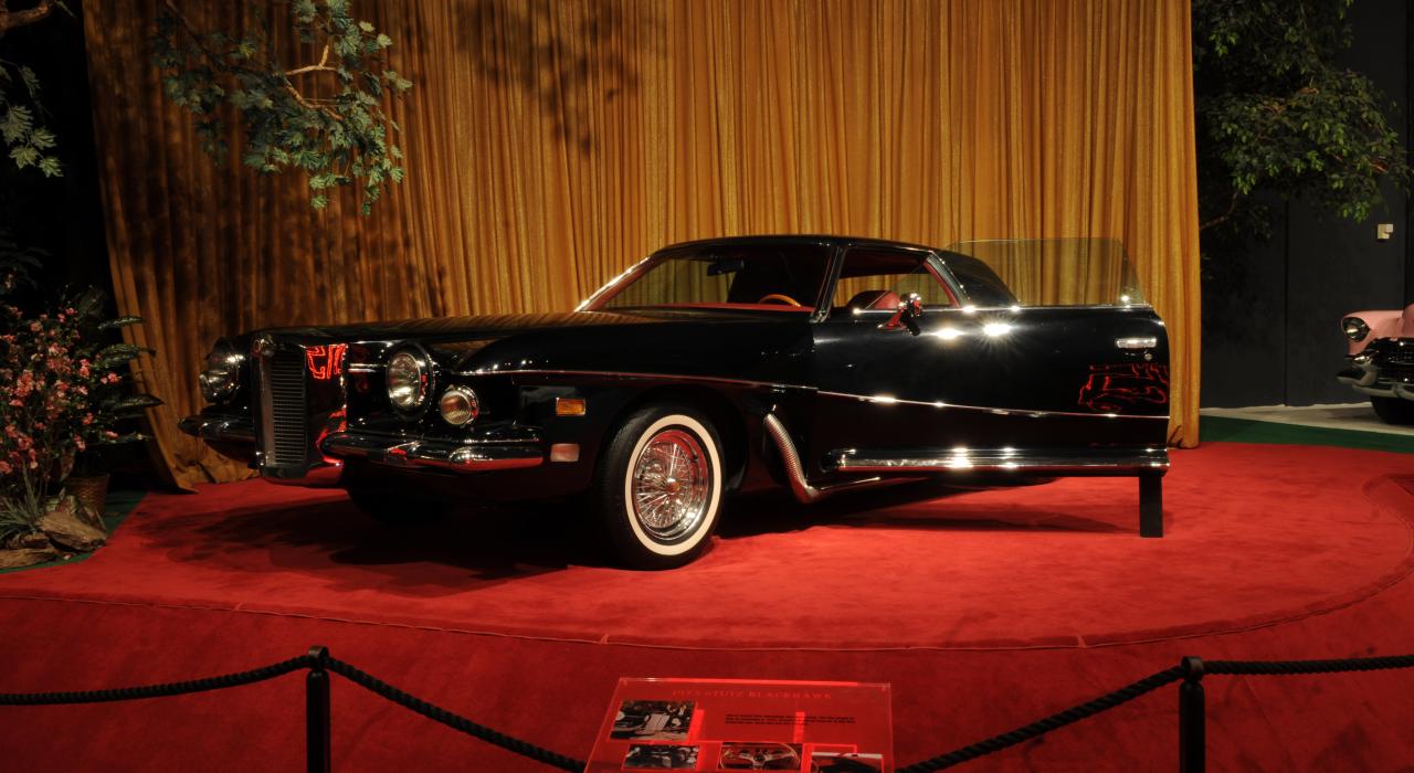 Part of Elvis Presley's car collection at Graceland in Memphis, Tennessee