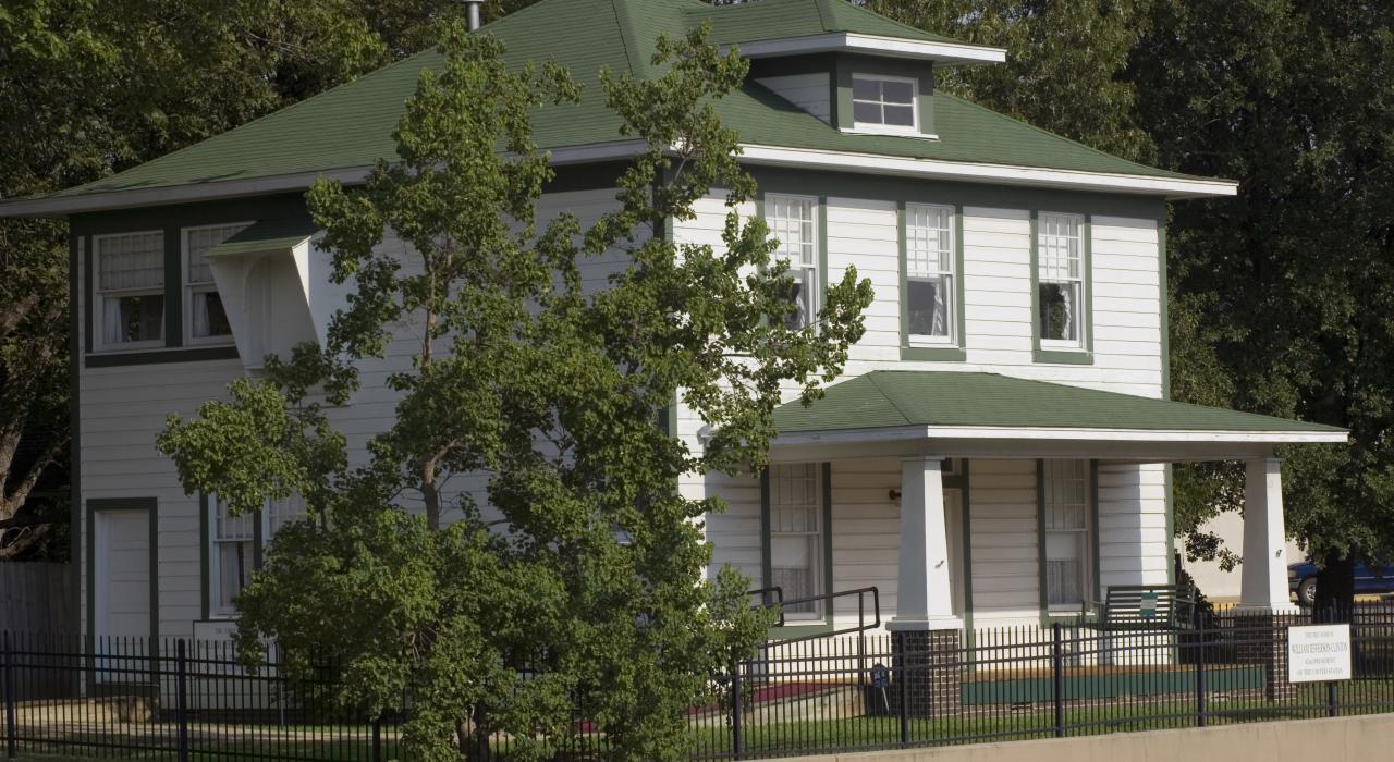 美国前总统比尔·克林顿儿时在阿肯色州霍普的家