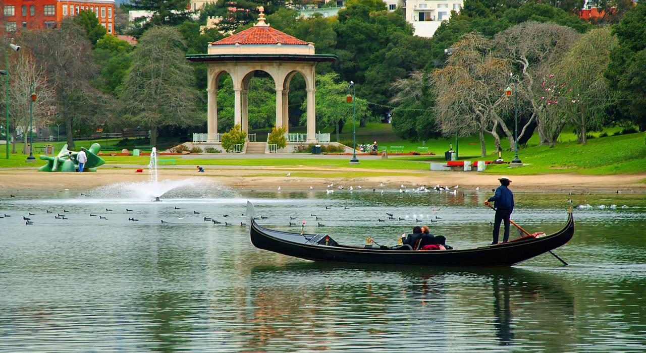 Gondola ride on Lake Merritt