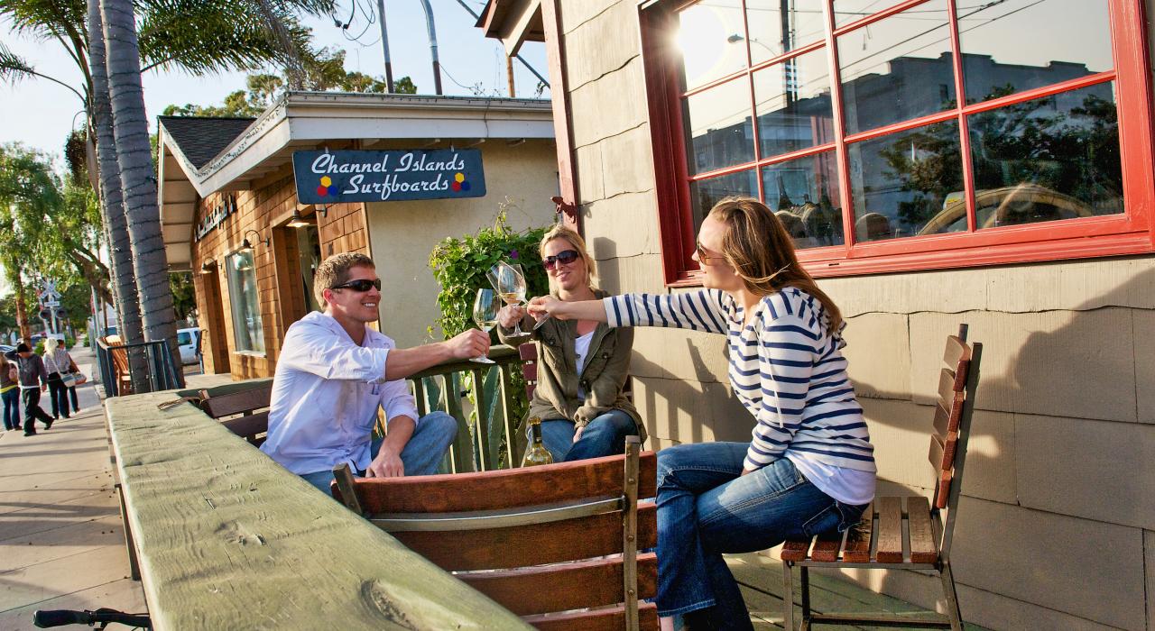 Toasting the Urban Wine Trail in the Funk Zone district