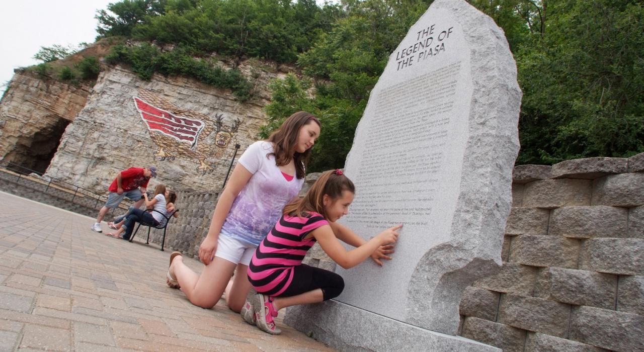 Reading up on the Piasa Bird legend