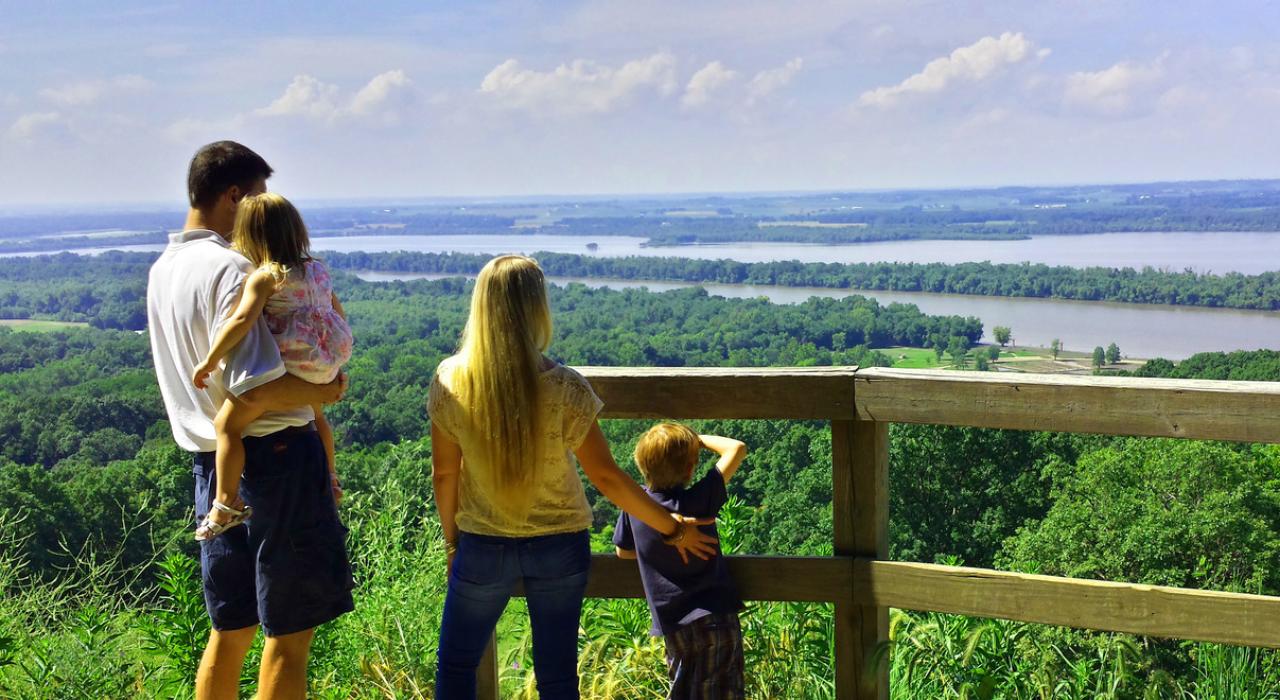 Family outing to Pere Marquette State Park