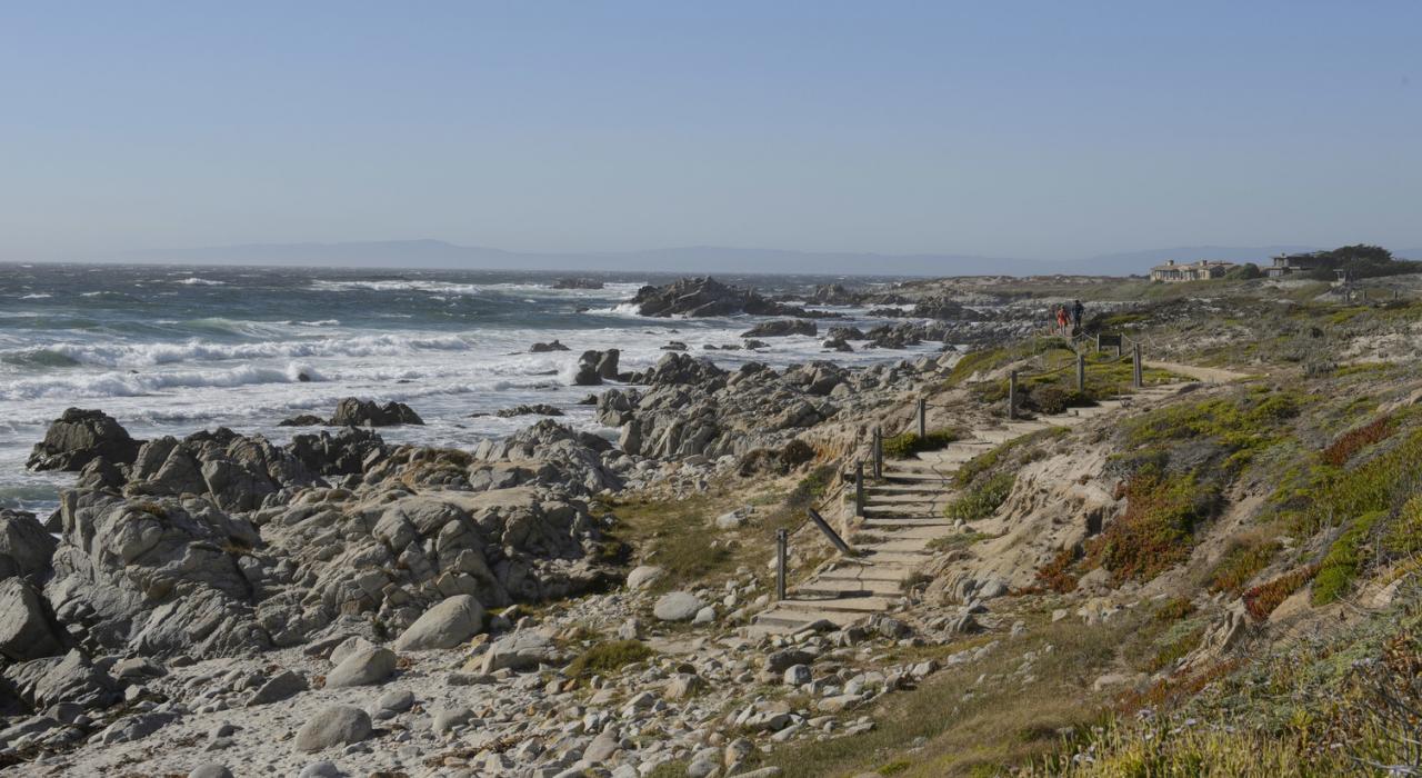 艾丝洛玛海滩（Asilomar Beach），散步和感受海风的理想去处