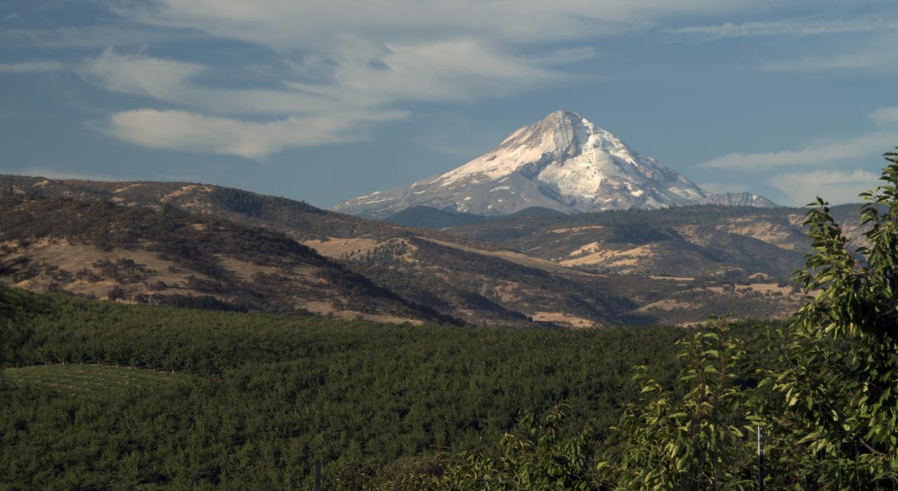 俄勒冈州胡德山的迷人景致