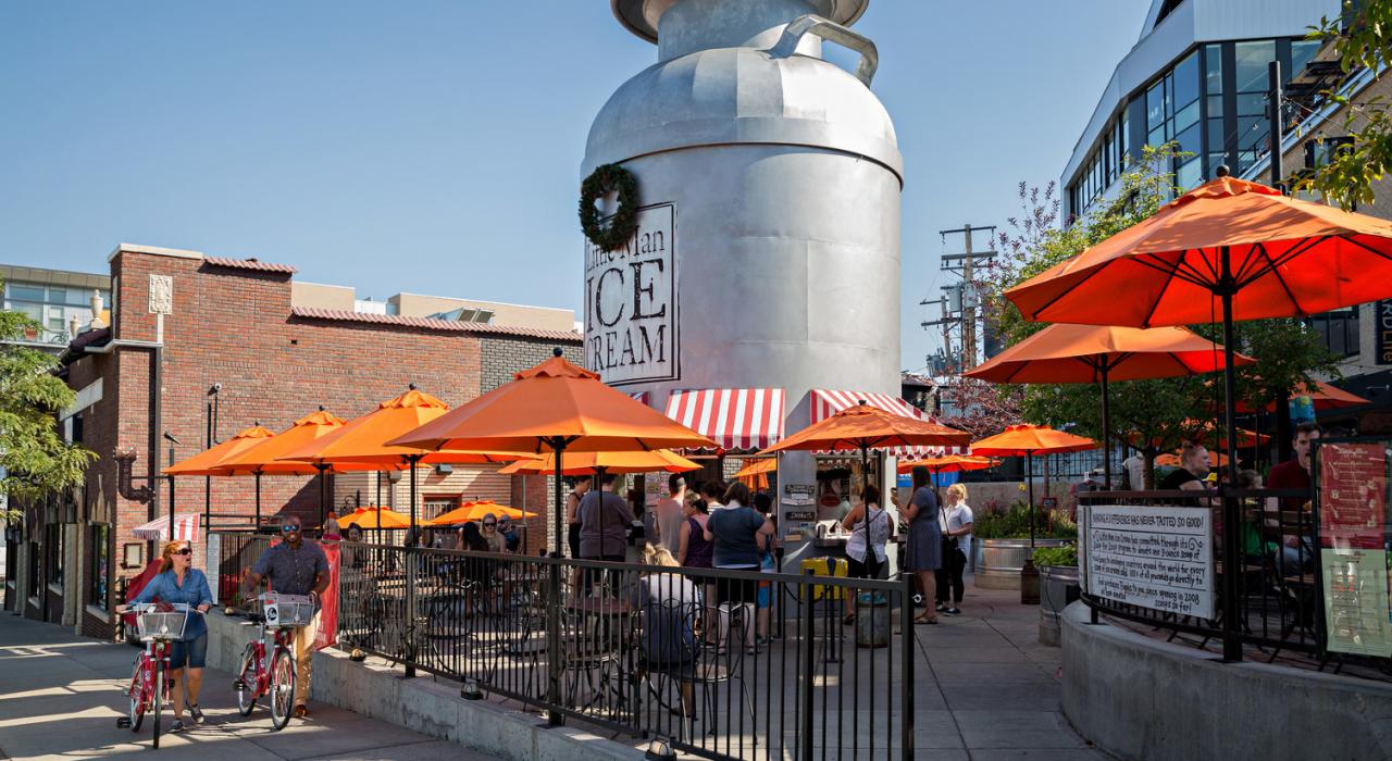利用 Denver B-cycle 共享单车计划参观高地街区 利用 Denver B-cycle 共享单车计划参观高地街区