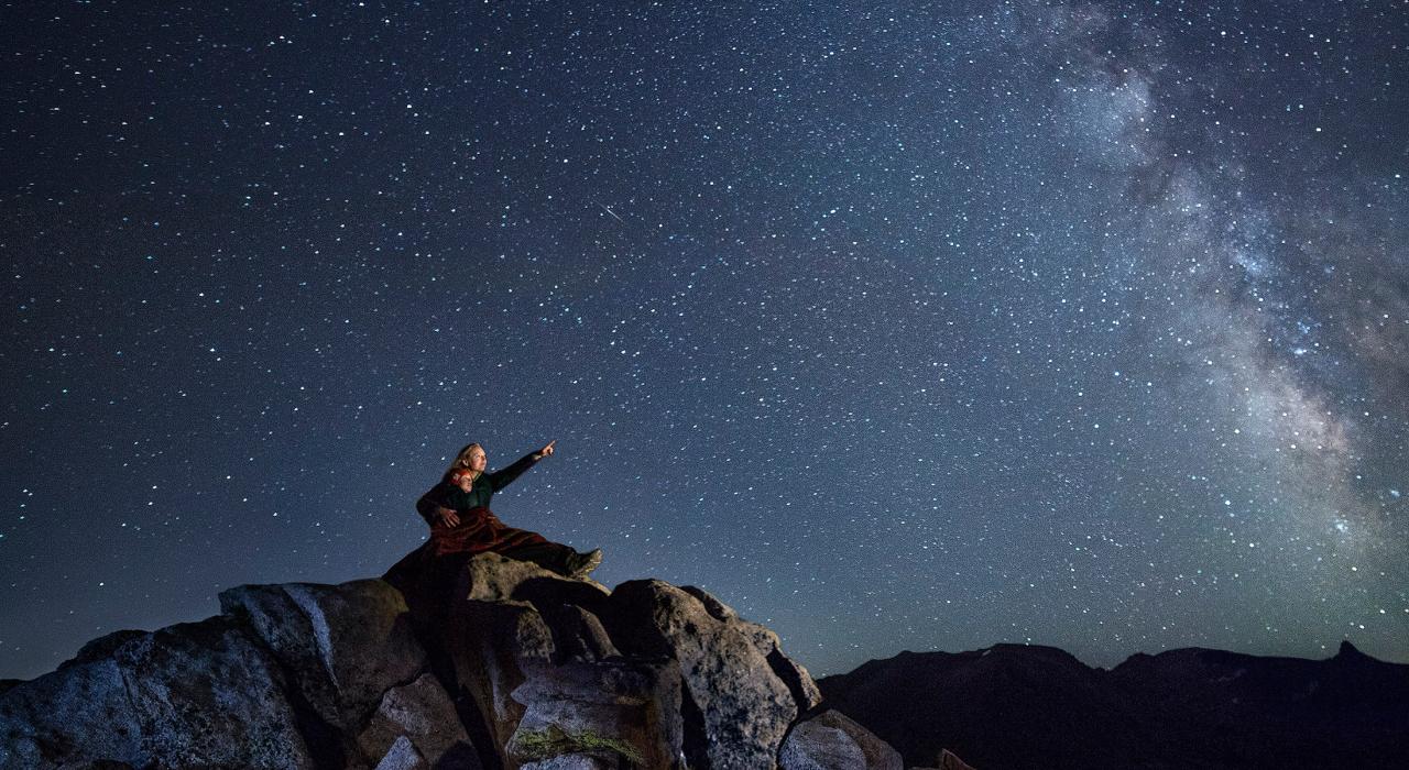 Perfect perch for gazing at a sky filled with stars Perfect perch for gazing at a sky filled with stars