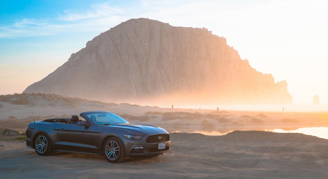 圣路易斯-奥比斯波附近的海滨自然奇观，莫罗湾壮观的莫洛岩石