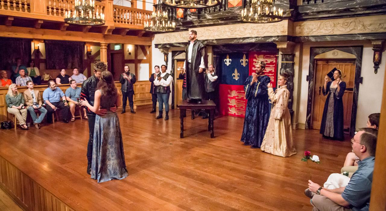 斯汤顿美国莎士比亚剧院的一场演出