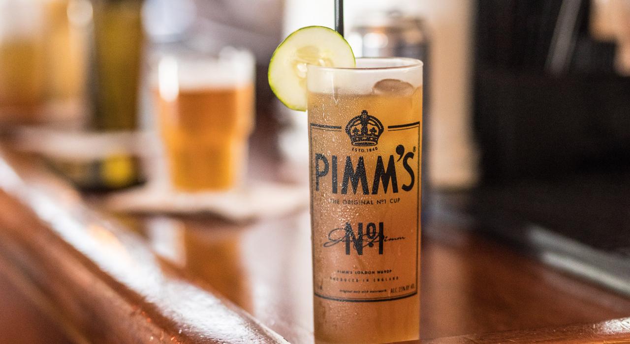 Pimm's cup的鸡尾酒