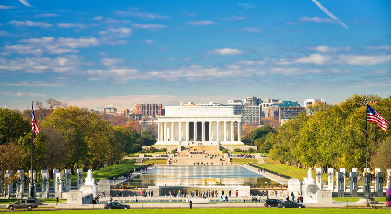 华盛顿特区的林肯纪念堂