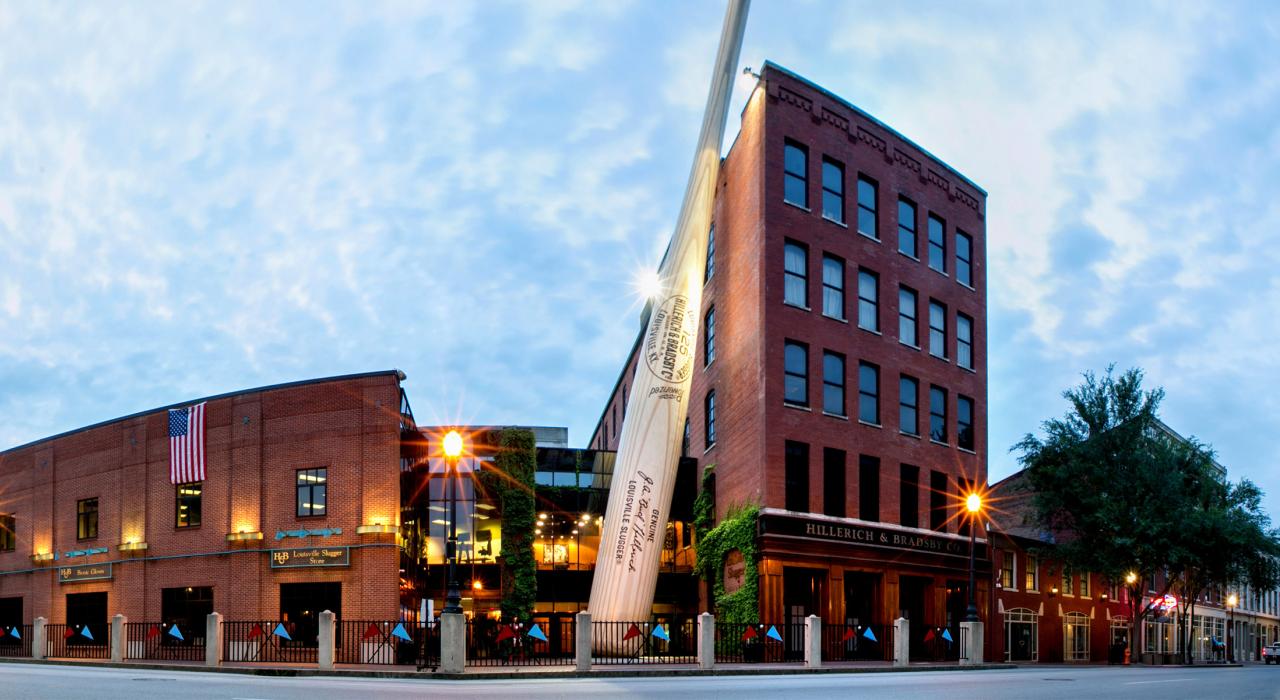 市区的路易维尔棒球博物馆和工厂