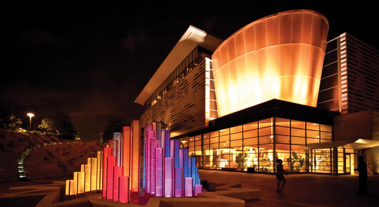 本市传奇拳王纪念博物馆穆罕默德·阿里中心的外景