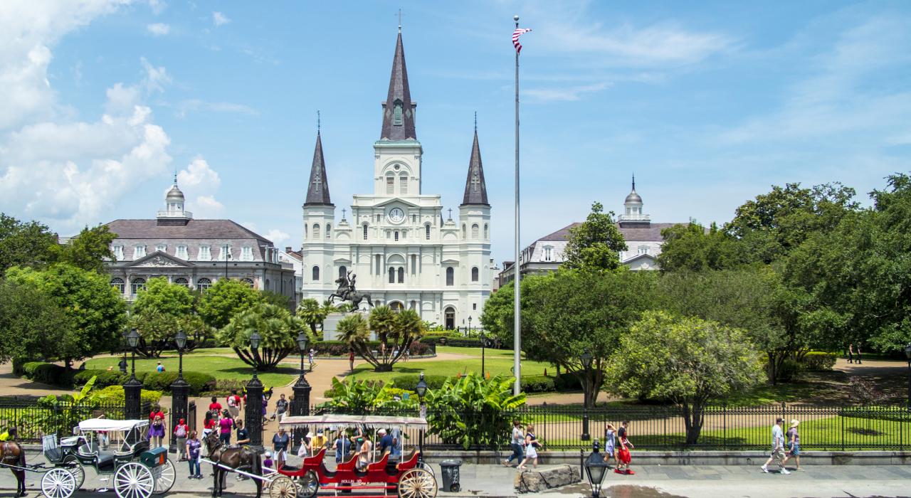 路易斯安那州新奥尔良的杰克逊广场