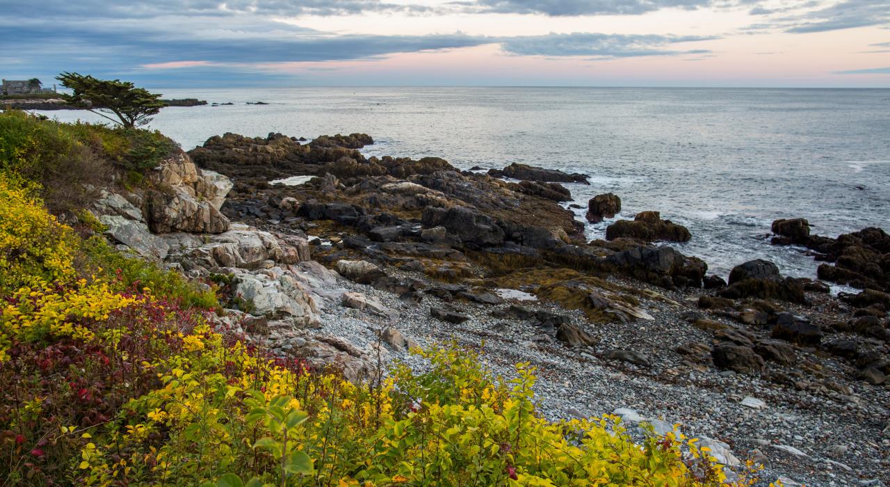 缅因州肯纳邦克波特的 Cape Arundel 旅馆外景